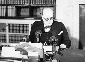 Winston Churchills nation broadcast VE Day 1945 300 
